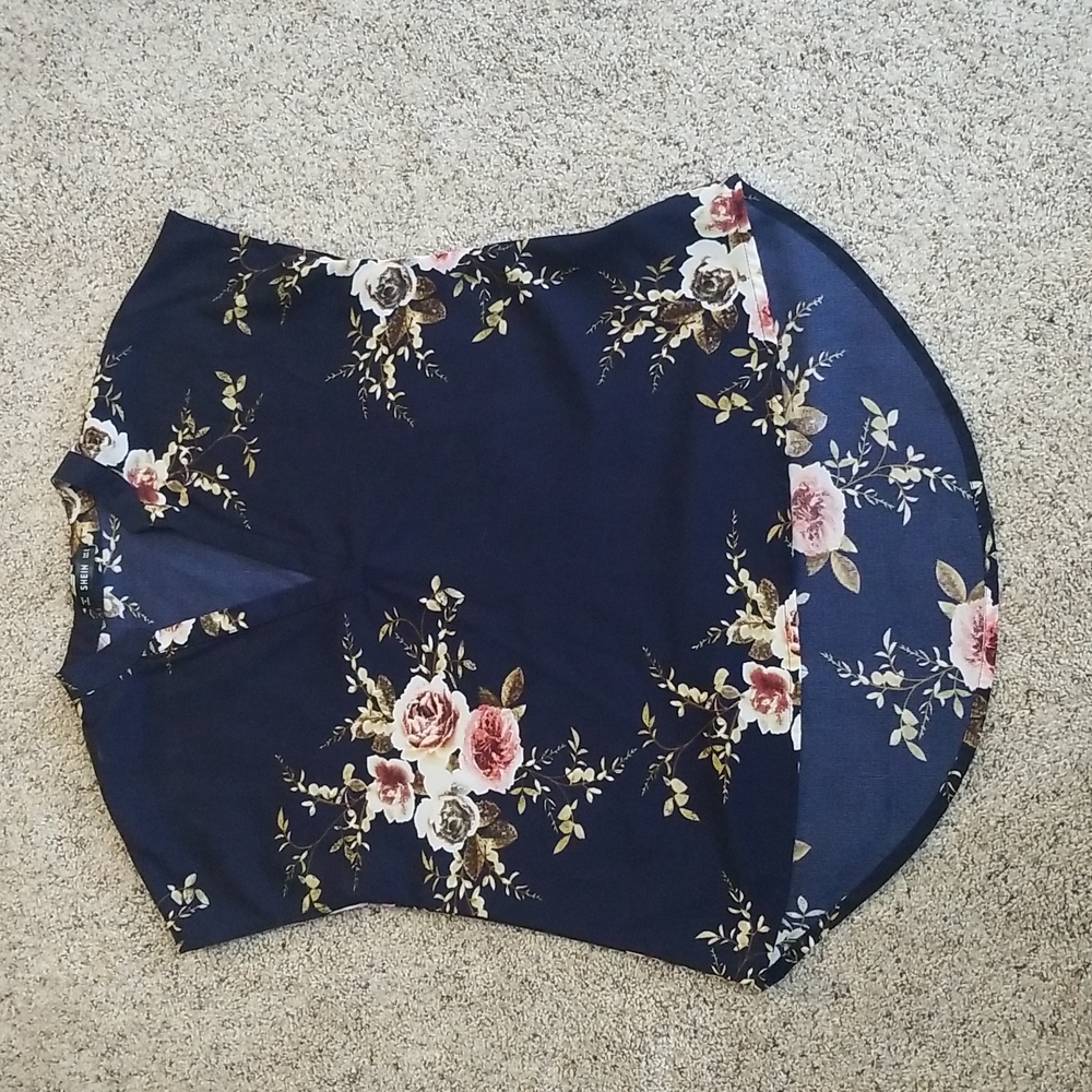 Woman's floral blouse